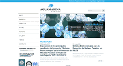 Desktop Screenshot of aguamarina.cl